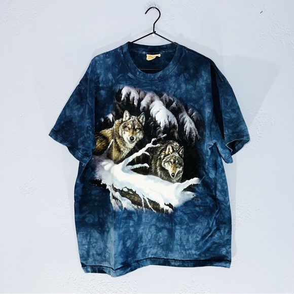 The Mountain Vintage 90s Wolf Tee Size Extra Large - Picture 1 of 7